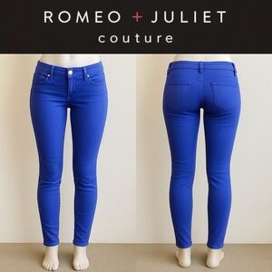 Romeo & Juliet Couture Purple Skinny Lowcut Jeans – Size 27